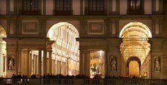 Uffizi Gallery from Arno river